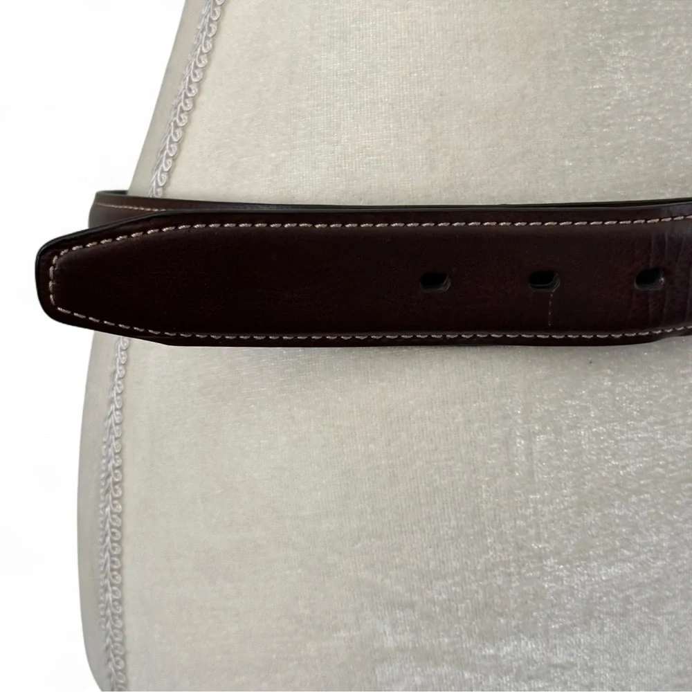 Columbia Sportswear Brown Genuine Leather Classic Belt Mens Size XL 42-44 - Picture 4 of 8